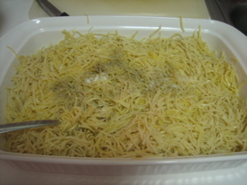 beginning of kugel